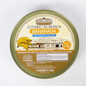 BANANADA ZERO AÇUCAR RESERVA DE MINAS - 540g