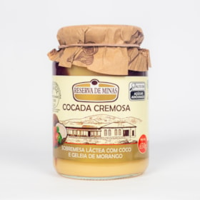 COCADA CREMOSA COM MORANGO RESERVA DE MINAS 650g