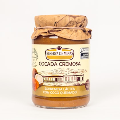 COCADA CREMOSA MORENA RESERVA DE MINAS 650g