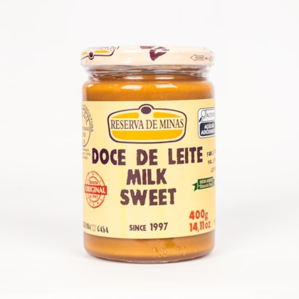 DOCE DE LEITE ORIGINAL MILK SWEET RESERVA DE MINAS 400g