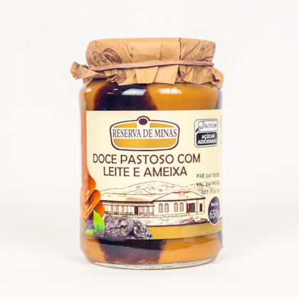 DOCE PASTOSO COM LEITE E AMEIXA RESERVA DE MINAS 650g