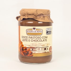 DOCE PASTOSO COM LEITE E CHOCOLATE RESERVA DE MINAS 650g