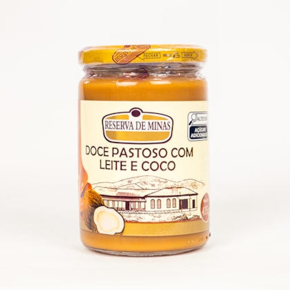 DOCE PASTOSO COM LEITE E COCO RESERVA DE MINAS 435g