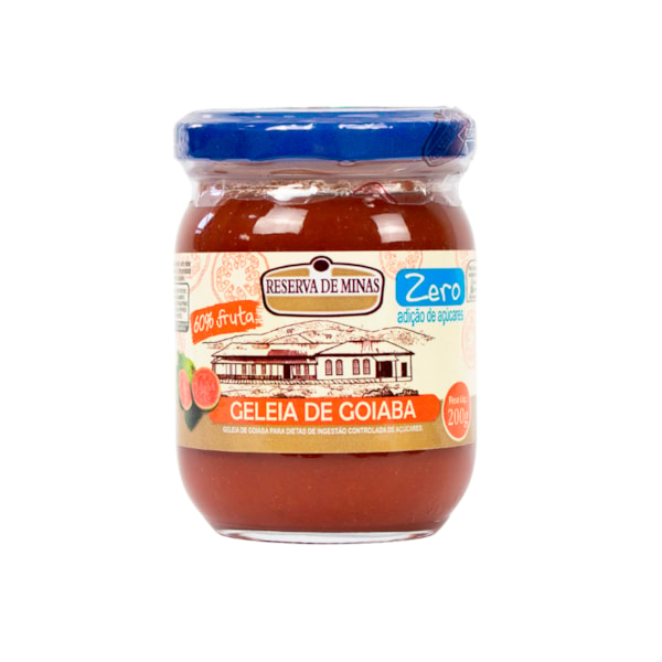 GELEIA DE GOIABA ZERO AÇUCAR RESERVA DE MINAS 200g-3334aa04-12e2-431a-bafc-06e5fc26b4a7