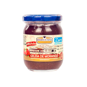 GELEIA DE MORANGO ZERO AÇUCAR RESERVA DE MINAS 200g