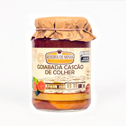 GOIABADA CASCAO COLHER RESERVA DE MINAS 650g