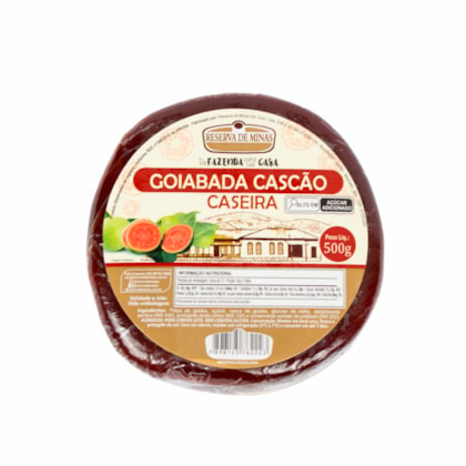 GOIABADA CASCAO RESERVA DE MINAS 500g